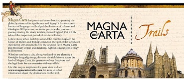 Carta Magna: 800años de ley y libertad - Oficina de Turismo de Reino Unido - Visit Britain - Forum London, United Kingdom and Ireland
