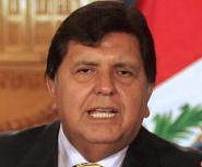 El presidente Alan García