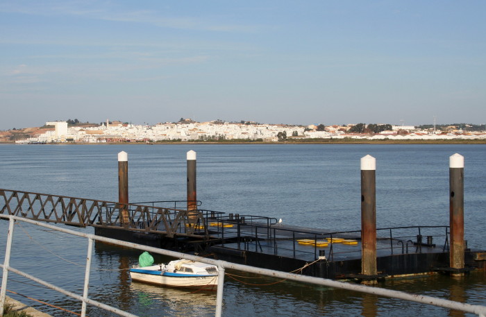 Ayamonte desde el puerto de Vila Real