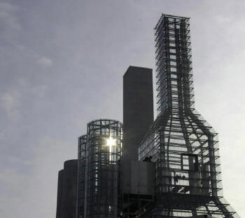 torres del arquitecto John Hejduk en la Cidade da Cultura