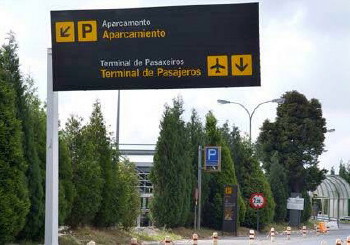 acceso al aeropuerto de Lavacolla