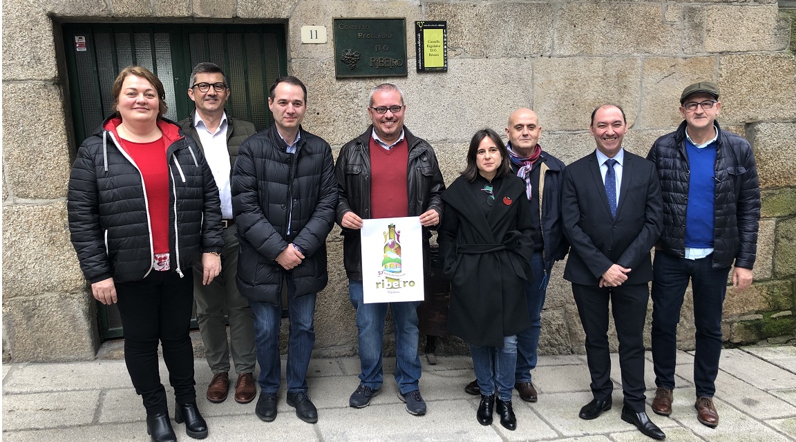 Cartel Feria Vino Ribeiro 2020