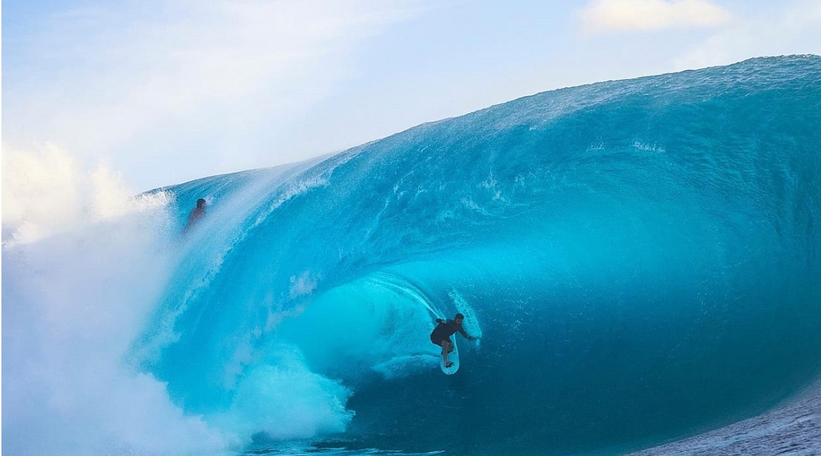 Surf en Tahití