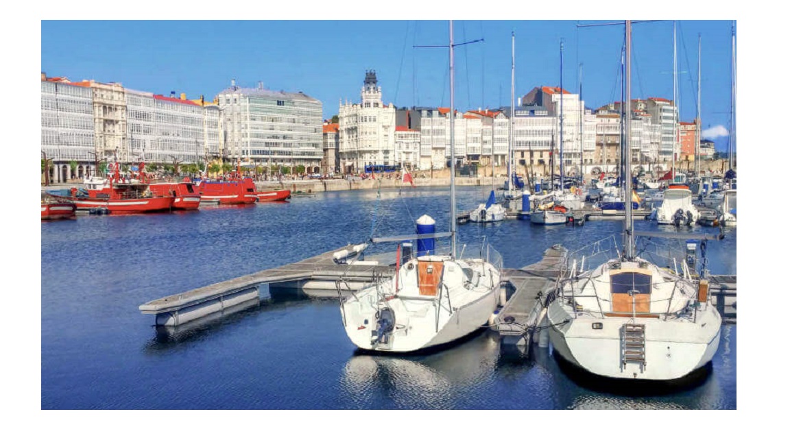 Puerto deportivo Coruña