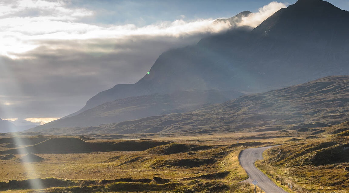 Escocia carretera