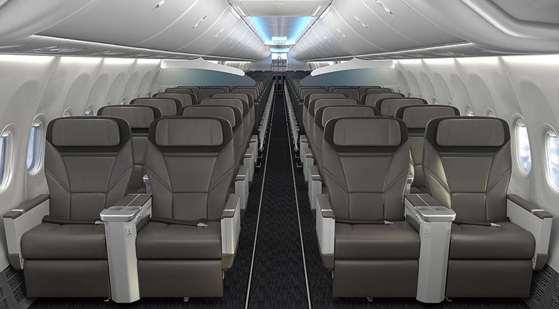 Alaska Airlines cabina
