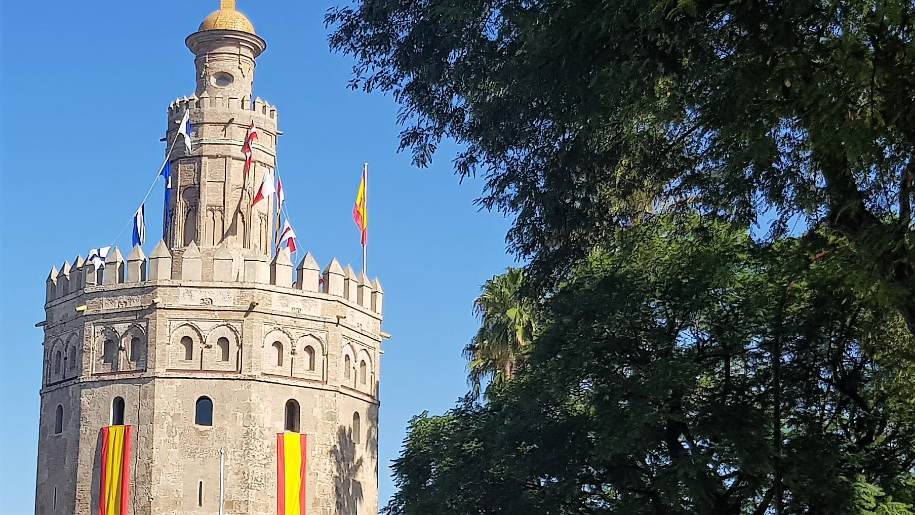 torre oro bandera