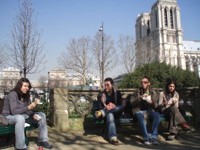 un picnic en pleno centro de París