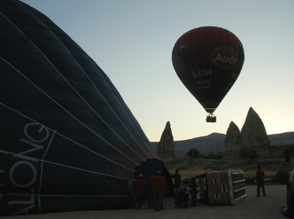 un viaje en globo