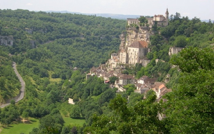 Rocamadour - vista desde L'Hospitalet