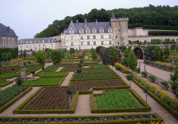 huerto del castillo de Villandry