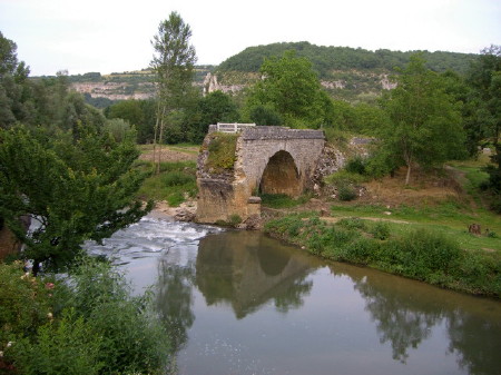Lacave - Puente sobre el río Ouysse