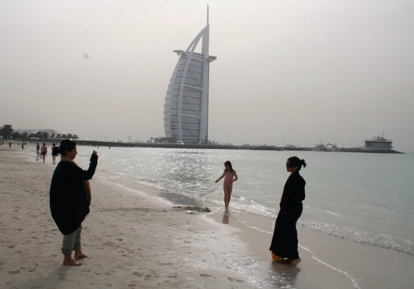Burj Al Arab desde la playa