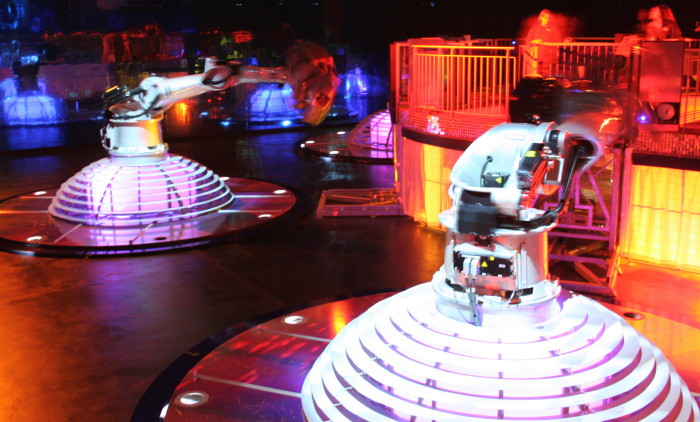 Baile con robots