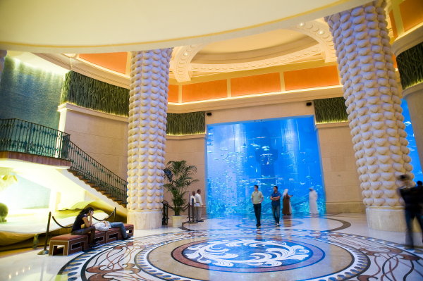 acuario del hotel Atlantis