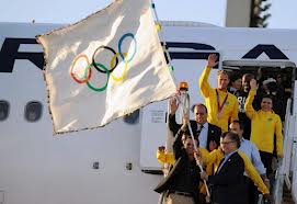 Air_France_bandera_Olimpica