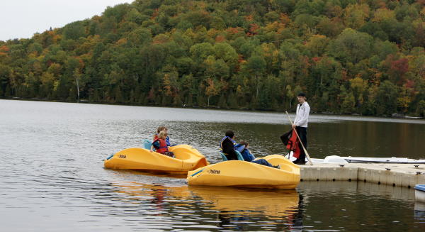 actividades acuáticas en el Auberge du Lac Morency