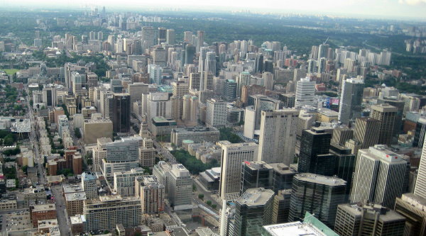 vista desde la CN Tower