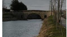 Canal de Castilla a su paso por Becerril de Campos