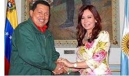 Chávez y Kirchener