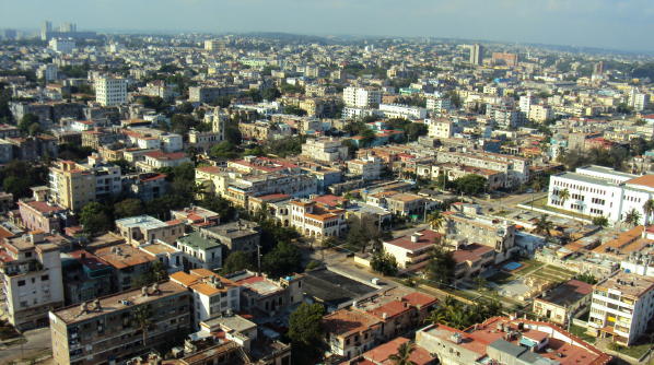 vista de La Habana desde el Meliá Cohiba