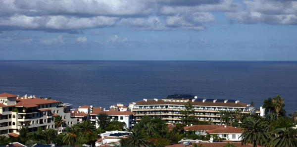 vista del Atlántico desde el hotel