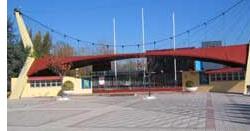 Acceso al recinto ferial de Gijón