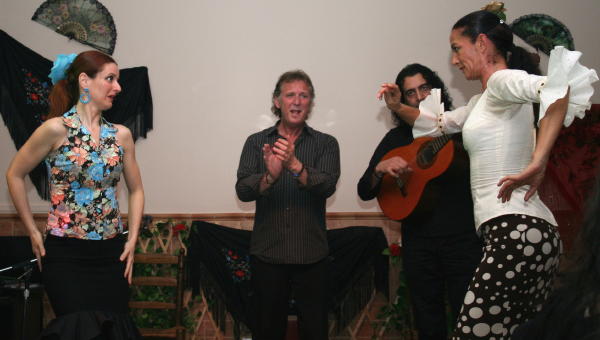 terminando la noche por seguidillas en el Flamenco FusiónA2