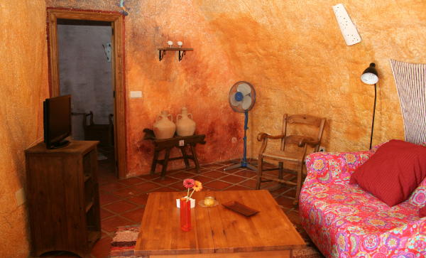 interior de una de las suites de Los Caracoles