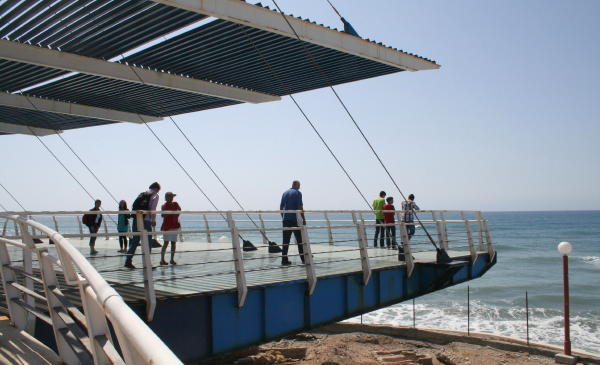 nuevo mirador al inicio del paseo de Ferrara