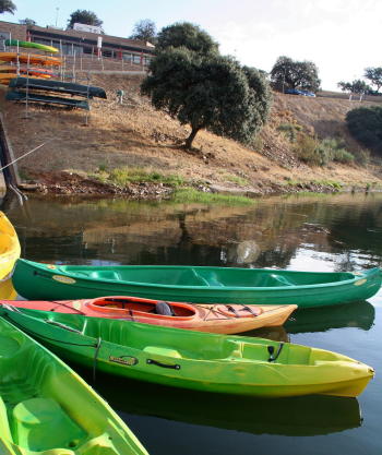 canoas disponibles en Amieira Marina