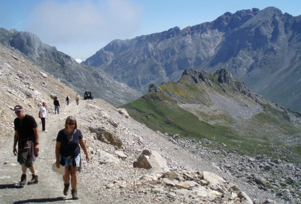 la caminata se hace fácil y tranquila