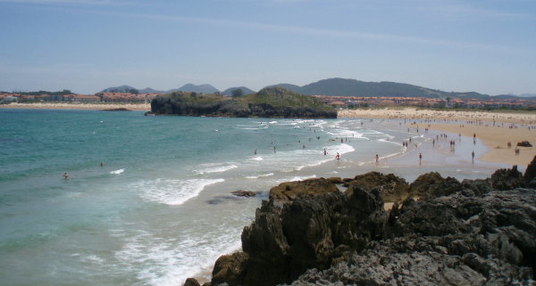 playas en la costa de Cantabria
