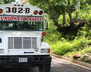 autobús de La Unión a Conchagua
