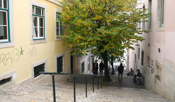 Escalinata de la rúa Nova Sao Francisco