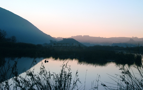 Marisma de Joyel al amanecer
