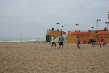 Partido de voley en la playa