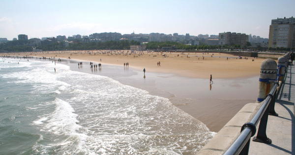 playa del Sardinero, en Santander