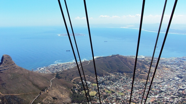 vista del Cabo desde el teleférico