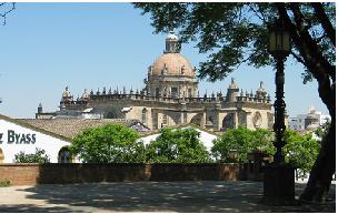 Vista de la catedral de Jerez