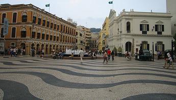 Macao. Centro histórico