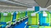 Interior de aeronave de Transavia